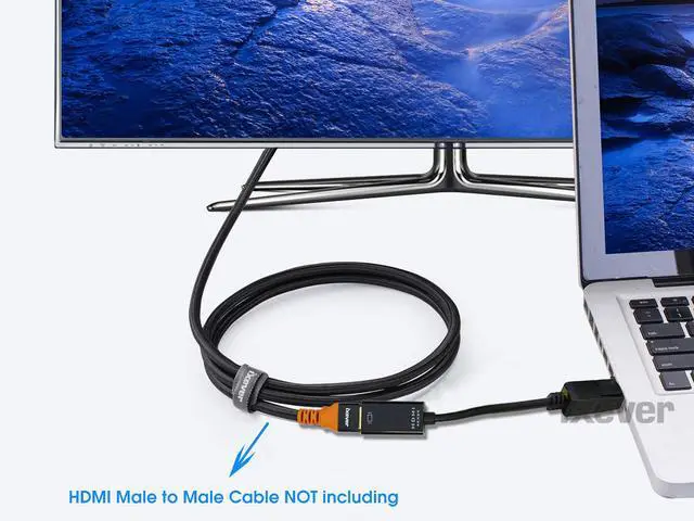 Alt view image 4 of 7 - 4K Displayport to HDMI Adapter Cable (3Pack),iXever DP Display Port to HDMI Male to Female Converter Adapter Gold-Plated Cord Compatible for Lenovo Dell HP
