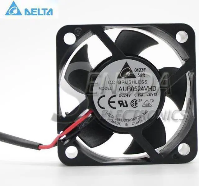 Main image of for delta AUB0524VHD 5020 50mm 5CM DC 24V 0.15A the Server inverter PC Case Cooling fan