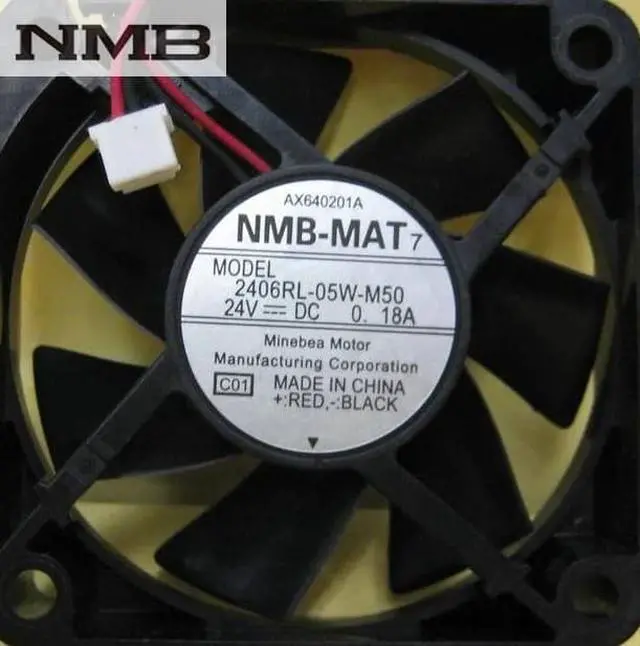 Main image of For NMB 2406RL-05W-M59 6015 24V 60mm 6cm cooling fan