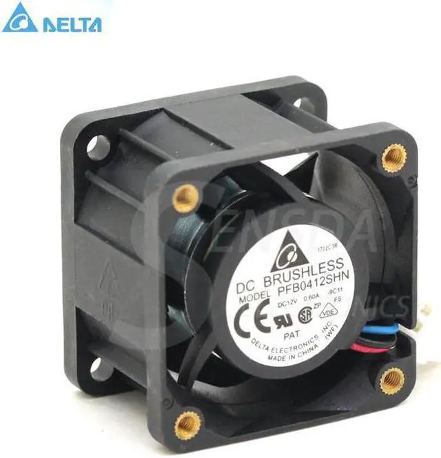 Main image of for delta PFB0412SHN DY339 4CM 4028 12V 0.6A four-wire pwm server industrial cooling fans