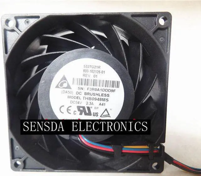 Main image of for delta THB0948MS P/N G5O22TDDD99 9cm 9056 92x92x56mm 48V 54V 2.3A Large air volume booster server powerful cooling fan