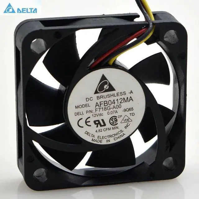 Main image of for delta AFB0412MA  4cm 4010 40*40*10mm 12V 0.10A dual ball mute cooling fan