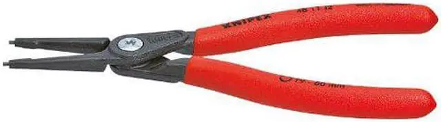 Alt view image 7 of 7 - Knipex 48-11-J2 Precision Straight Tip Internal Circlip Pliers 19-60 mm dia - Plastic Grip
