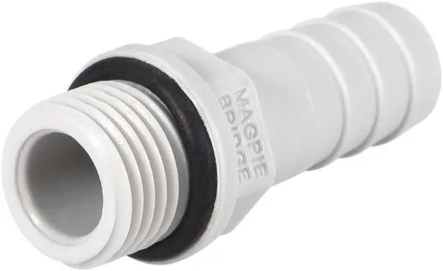 Alt view image 3 of 6 - PVC Barb Hose Fitting Connector Adapter 10mm or 25/64" Barbed x 1/4" G Male Pipe 20pcs