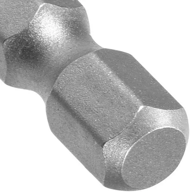 Alt view image 4 of 4 - 5Pcs 1/4" Hex Shank 50mm Length Magnetic SL3 Slot Head Screwdriver Bits S2 Alloy Steel