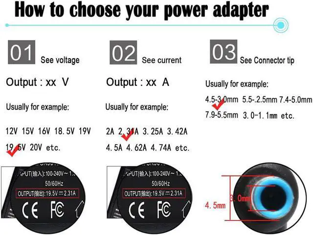 Alt view image 2 of 7 - 45W Ac Adapter Laptop Charger for HP Stream X360 11 13 14 Laptop Charger 14-ax012ds 14-ax010wm 14-ax020wm 13-c077nr 11-y010wm 11-y010nr 11-d010wm 11-d010nr 11-d011wm Notebook Power Supply Cord