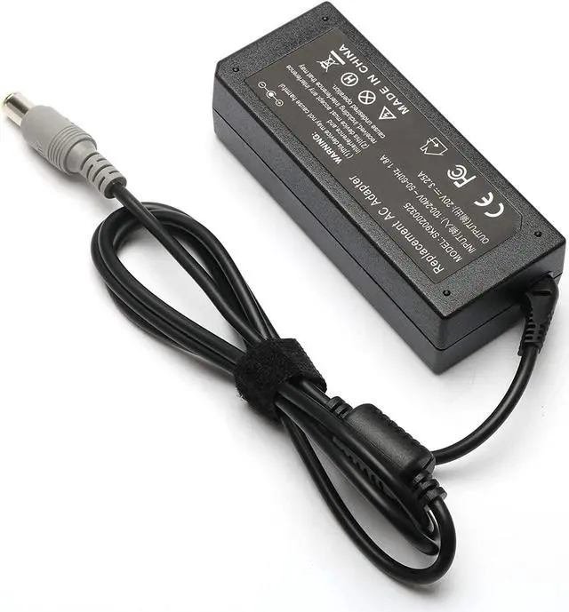 Alt view image 7 of 7 - ROLADA 65W 20V 3.25A Power Supply for Lenovo Thinkpad X230 E545 T530 T420 T420s T500 T520 X140e; B590 L430 R400 R500 R61 R61i SL500 SL510 T430u; Edge 15 E430 E520 E530 E535 Laptop Charger Power Cord