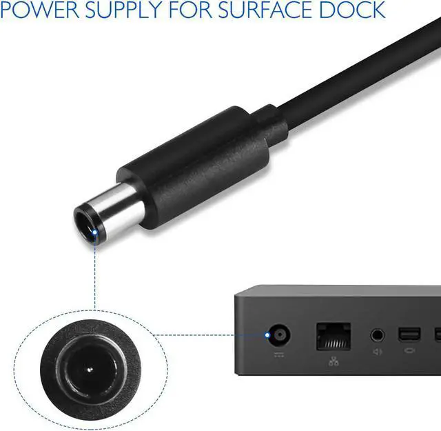 Alt view image 4 of 7 - Surface Dock Charger,15V 6A 90W Ac Adapter Power Supply Battery Charger for Microsoft Docking Station Surface Pro 4 Surface Book 1661 1749 TG-TECH