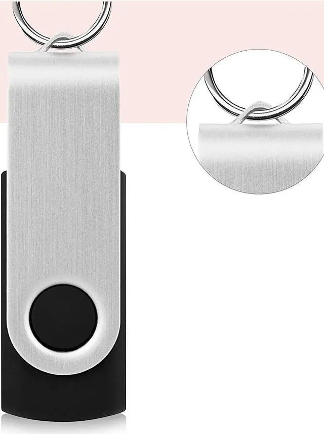 Alt view image 4 of 7 - 10 X 16 GB USB Flash Drive USB 2.0 Thumb Drive Memory Pen Stick Jump Drive Keychain Design Zip Drives Bulk (Black)