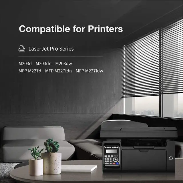 Alt view image 3 of 5 - LEMERO 30X CF230X Compatible Toner Cartridge Replacement  30X 30A CF230X CF230A for Laserjet Pro M203dw Laserjet Pro MFP M227fdw M227fdn (Black, 2-Pack)