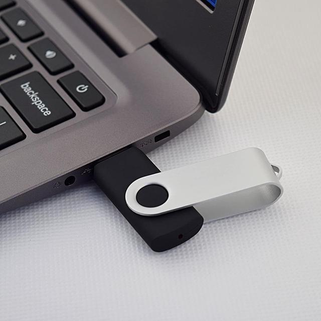 Alt view image 2 of 7 - 16GB Flash Drive USB Flash Drive 20 Pack Flash Drive 16 gb Flash Drive Thumb Drive Bulk USB Drive Swivel Pen Drive for Data Storage Black