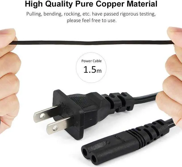 Alt view image 6 of 7 - VillaCool New 65W Laptop Charger AC Adapter for Toshiba Satellite C655 C850 C50 C55 L655 L745 L755 C855 P50 C855D C55D S55; Portege Z30 Z930 Z830;Satellite Radius 11 14 15 Power Supply Cord-19V/3.42A