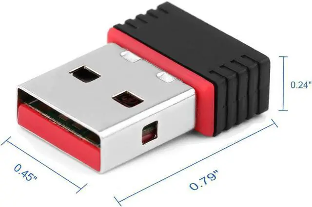 Alt view image 3 of 7 - 150Mbps USB WiFi Adapter for Raspberry Pi, LOTEKOO Wireless Network Card Adapter WiFi Dongle for Desktop Laptop PC Windows 10 8 7 MAC OS