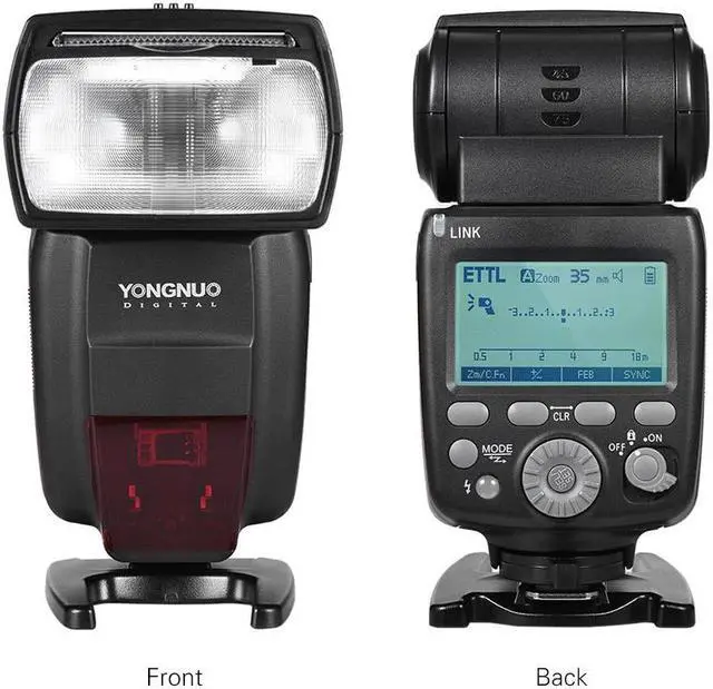 Alt view image 4 of 7 - YONGNUO YN686EX-RT TTL Lithium Speedlite 2.4G Wireless 1/8000s HSS GN60 5600K Master Slave Flash Speedlite with 2000mAh Lithium Battery for Canon Camera