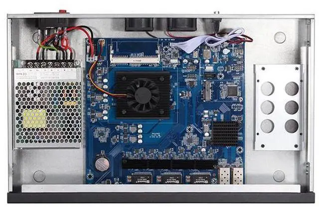 Alt view image 4 of 4 - Firewall, VPN, 1U 19 Inch Rackmount, Mikrotik, Pfsense, Celeron 3855U / 3865U / 3965U, RS10, OPNsense, Network Appliance, 6 LAN/2 Optical SFP/2USB/COM/VGA/Fan,(8G RAM/64G SSD)