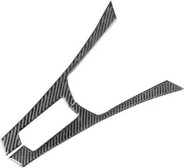 Alt view image 2 of 6 - Fit For Infiniti Q50 Q60 2014-19 Carbon Fiber Interior Console Panel Frame Trim
