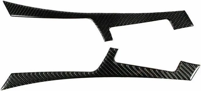 Alt view image 5 of 6 - Fit For Infiniti Q50 Q60 2014-19 Carbon Fiber Interior Console Panel Frame Trim