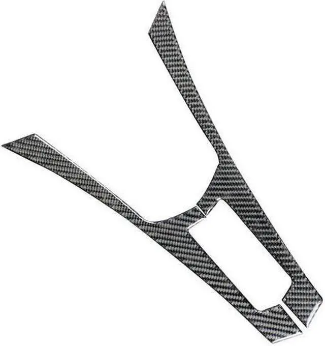 Alt view image 3 of 6 - Fit For Infiniti Q50 Q60 2014-19 Carbon Fiber Interior Console Panel Frame Trim