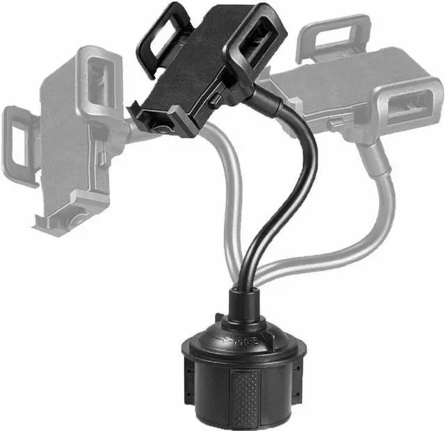 Alt view image 3 of 6 - Universal Adjustable Car Cup Mount Gooseneck Holder Cradle For iPhone Cell Phone