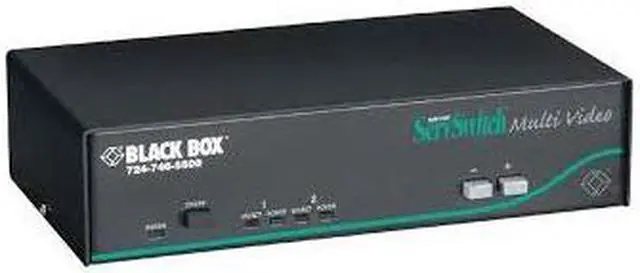 Main image of Black Box SW0802A-R2 ServSwitch 8-Port Multi Video KVM Switch