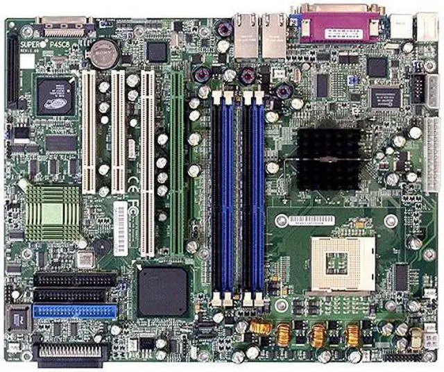 Main image of Supermicro P4SC8-B E7210 Socket-478 800FSB Video 2Gb-LAN Ultra-320 SATA(RAID) ATX Motherboard