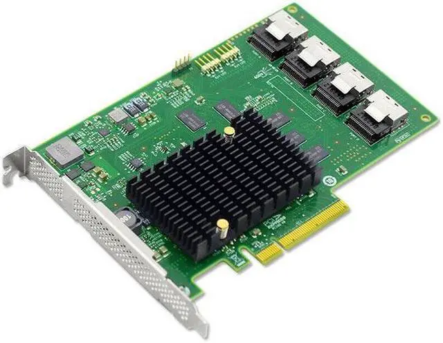 Alt view image 6 of 6 - LSI LSI00244 (9201-16i) PCI-Express 2.0 x8 SATA / SAS Host Bus Adapter Card, Single Pack--Avago Technologies