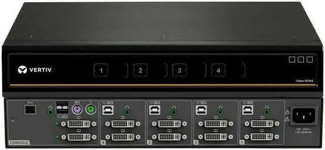 Main image of Vertiv SC940-001 Cybex SC940 4-Ports Secure KVM Switch (NOB)