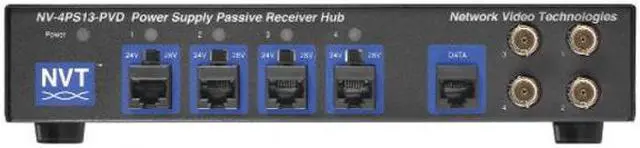 Main image of Network Video Technologies NV-4PS13-PVD 4 Channel Power Supply Passive Receiver Hub