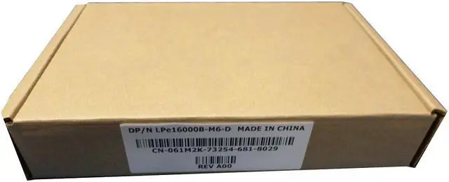 Main image of Emulex LPE16000B-M6-D / 61M2K 16GB Single Port PCI-Express 3.0 Host Bus Adapter