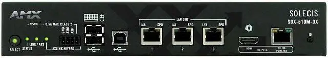 Main image of AMX SDX-510M-DX / FG1010-315 Solecis 5x1 Multi-Format Digital Switcher
