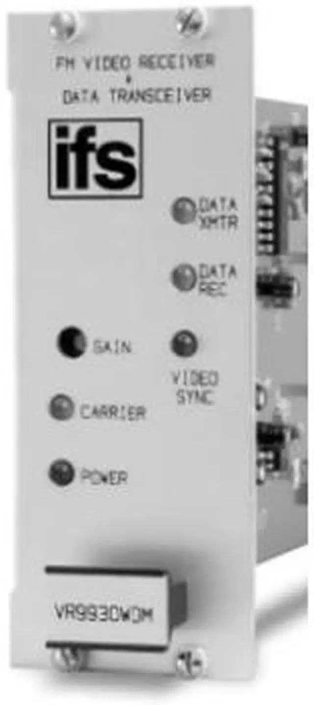 Main image of IFS VR9930WDM-R3 Single Mode 1310nm FM Video Receiver Data Card (NOB)