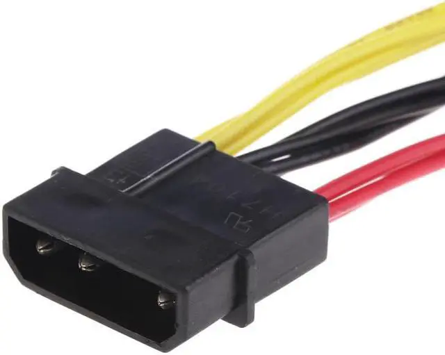 Alt view image 3 of 5 - 1 Set 4-Pin IDE Molex To 6-Port Cooling Fan 2-Pin Splitter Power PC DIY Adapter Cable High Quality