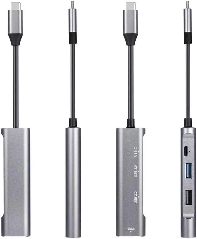Alt view image 2 of 6 - USB Type C Type-C HUB To HDMI 4K USB 3.0 2.0 Thunderbolt 3 Adapter Dex Station For MacBook pro Samsung Galaxy Note 8 S8 S9+