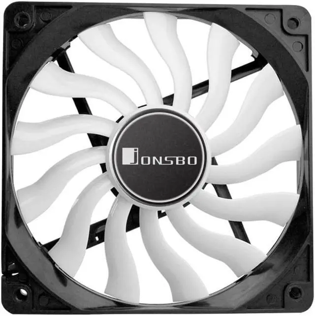 Alt view image 4 of 6 - Jonsbo 12020 Cpu Fan Pc Case Fan Cooler 12Cm Ultra-Thin Computer Cooling Fan 12V Mute Pc Case Fan For Computer