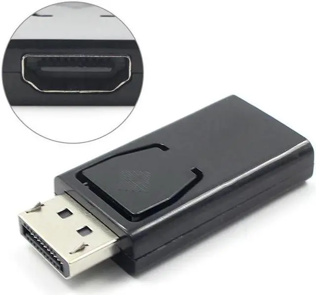 Alt view image 2 of 5 - Display Port DisplayPort DP Male to HDMI Female Converter Cable Adapter Video Audio connector Fit for MacBook Pro Air