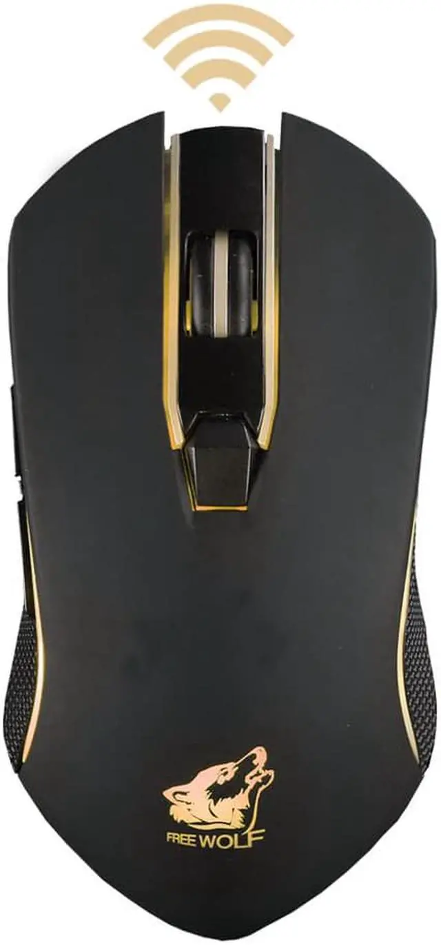 Alt view image 5 of 5 - 2.4G Wireless Mouse Wireless Silent LED Backlit Computer Mouse Rechargeable USB Optical Ergonomic Gaming Mouse for Laptop PC