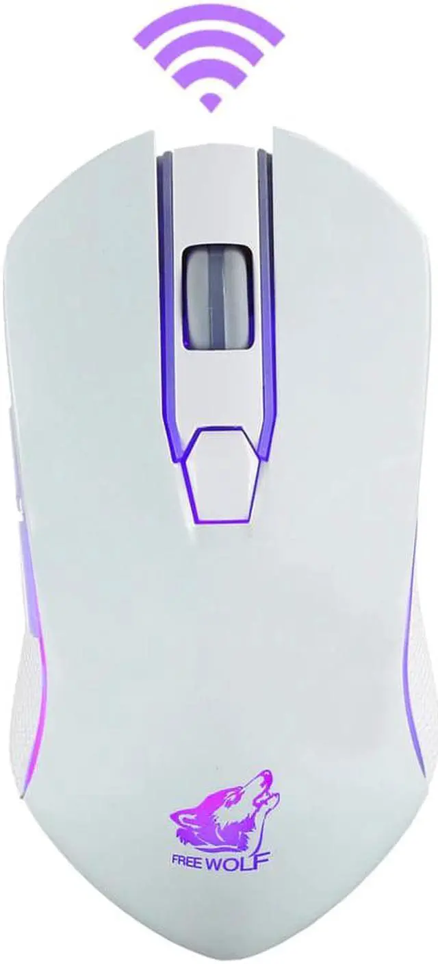 Alt view image 4 of 5 - 2.4G Wireless Mouse Wireless Silent LED Backlit Computer Mouse Rechargeable USB Optical Ergonomic Gaming Mouse for Laptop PC