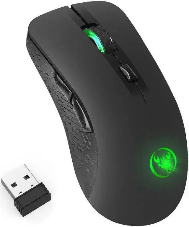 Main image of 2.4GHz Wireless Gaming Mouse 2400DPI Optical USB Mouse Gamer Mouse Built-in Rechargeable Battery for Computer Laptop PC Mice