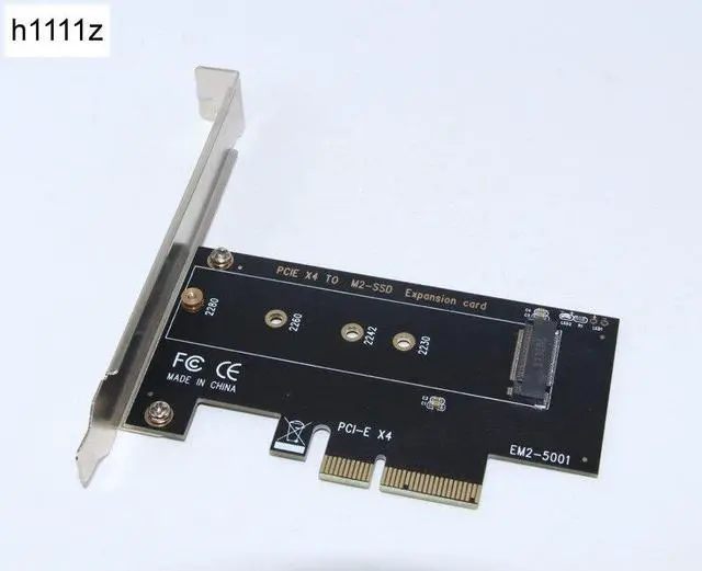 Main image of FULL Speed M.2 NVMe SSD NGFF TO PCIE X4 Adapter M Key interface Card Support PCI Express 3.0 x4 2230 2242 2260 2280 Size m.2 SSD