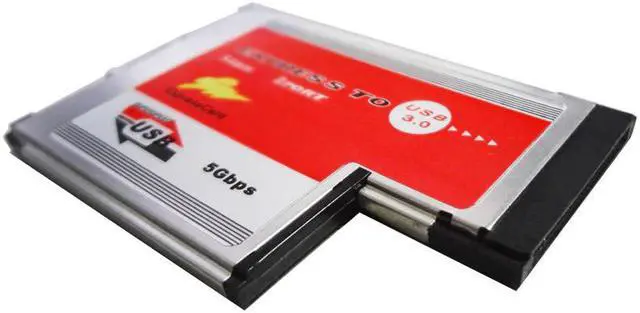 Alt view image 4 of 5 - 2 Dual Ports USB 3.0 HUB Express Card ExpressCard 54mm Hidden Inside USB3.0 Adapter ASMedia ASM1042 Chip For Laptop Notebook NEW