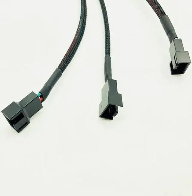 Alt view image 5 of 6 - 5PCS 4Pin Splitter Cable 1 to 3 PWM 4P Female to 3/4 Pin PWM Fan Adapter for Computer Case CPU Fan Mining Cooling Fans Hub Cable