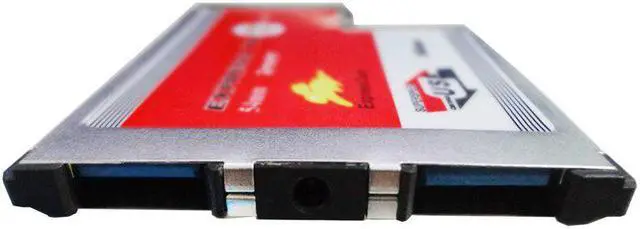 Alt view image 3 of 5 - 2 Dual Ports USB 3.0 HUB Express Card ExpressCard 54mm Hidden Inside USB3.0 Adapter ASMedia ASM1042 Chip For Laptop Notebook NEW