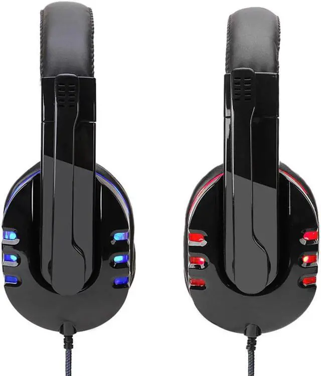 Alt view image 5 of 5 - Wired Computer Gaming Headphones Earphone Over-ear Game Headset With Microphone AUX+USB Port Volume Control for PC