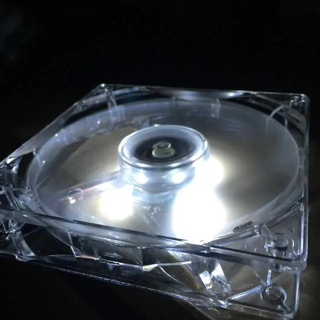 Alt view image 4 of 5 - 12cm/120mm/120x120x25mm 12V Computer/PC/CPU Silent Cooling Case Fan 6M3 Drop Shipping