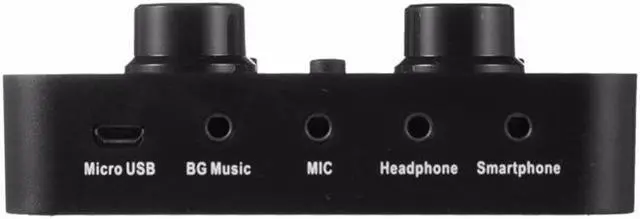 Alt view image 5 of 5 - Audio USB Headset Microphone Webcast Personal Entertainment Streamer Live Sound Card for Phone Computer PC