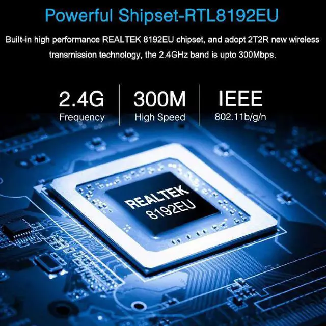Alt view image 2 of 5 - USB wifi Adapter 802.11n 300Mbps Wi Fi Adapter Dongle Network LAn Card Wifi Receiver Networking Cards
