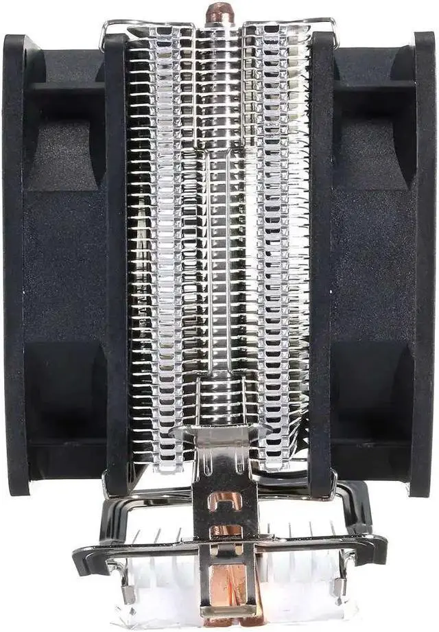 Alt view image 5 of 5 - Cooler Fan Hydraulic Dual Heatpipe CPU Fans Cooling Heatsink For Intel LGA775/1156/1155 AMD for AM4 Ryzen for Pentium