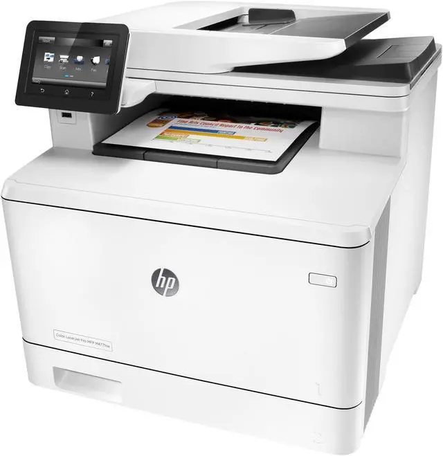 Alt view image 8 of 10 - HP Color LaserJet Pro MFP M477fdw - Multifunction printer - color - laser HP LaserJet Pro M477FDW