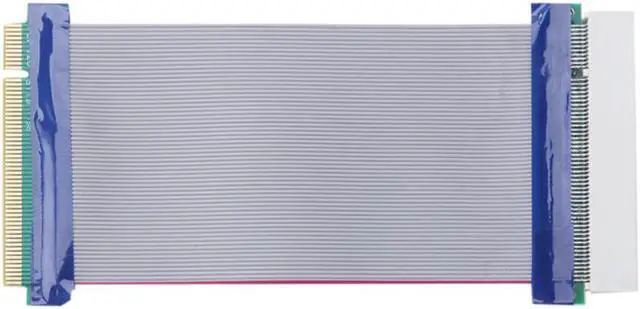 Alt view image 3 of 6 - 0.19m Copper Ribbon Cable PCI Sound Network Graphic Card Extender Converter Flat Ribbon Cable Supports PCI Devices