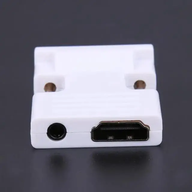 Alt view image 4 of 5 - 1Pcs HDMI Female to VGA Male Converter with Audio Adapter Support 1080P Signal HDMI to VGA Adapter Male to Female High Quality